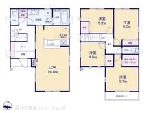 【千葉県/市川市菅野】市川市菅野2丁目 新築一戸建て 間取り図