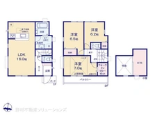 【千葉県/市川市菅野】市川市菅野2丁目 新築一戸建て 間取り図