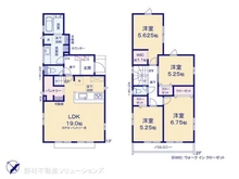 【千葉県/市川市大洲】市川市大洲2丁目 新築一戸建て 間取り図