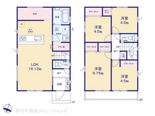 【千葉県/市川市国府台】市川市国府台5丁目 新築一戸建て 間取り図