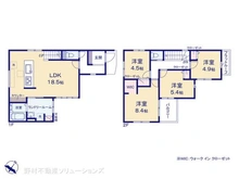【千葉県/市川市原木】市川市原木3丁目 新築一戸建て 間取り図