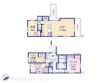 【千葉県/市川市曽谷】市川市曽谷2丁目 新築一戸建て 間取り図