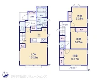 【千葉県/市川市国府台】市川市国府台4丁目 新築一戸建て 間取り図