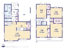 【東京都/江戸川区篠崎町】江戸川区篠崎町4丁目 新築一戸建て 間取り図