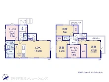 【千葉県/市川市宮久保】市川市宮久保6丁目 新築一戸建て 間取り図