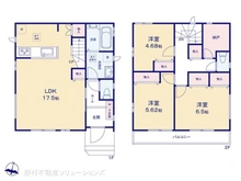 【千葉県/市川市宮久保】市川市宮久保1丁目 新築一戸建て 間取り図