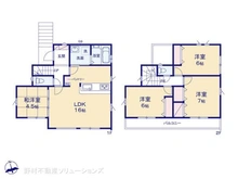 【千葉県/市川市北国分】市川市北国分2丁目 新築一戸建て 間取り図