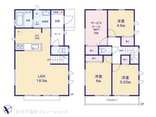 【千葉県/市川市本北方】市川市本北方2丁目 新築一戸建て 間取り図