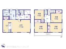 【千葉県/市川市菅野】市川市菅野4丁目 新築一戸建て 間取り図