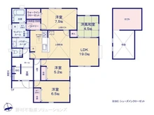 【千葉県/市川市新井】市川市新井1丁目 新築一戸建て 間取り図