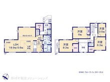 【千葉県/市川市国府台】市川市国府台6丁目 新築一戸建て 間取り図