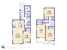 【千葉県/市川市本北方】市川市本北方3丁目 新築一戸建て 間取り図