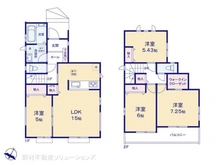 【千葉県/市川市本北方】市川市本北方3丁目 新築一戸建て 間取り図
