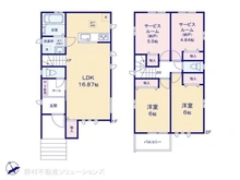 【千葉県/市川市新井】市川市新井1丁目 新築一戸建て 間取り図