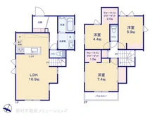 【千葉県/市川市国府台】市川市国府台1丁目 新築一戸建て 間取り図