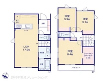 【千葉県/市川市国府台】市川市国府台1丁目 新築一戸建て 間取り図