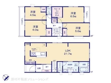 【千葉県/市川市塩焼】市川市塩焼4丁目 新築一戸建て 間取り図