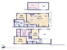 【東京都/江戸川区上篠崎】江戸川区上篠崎1丁目 新築一戸建て 間取り図