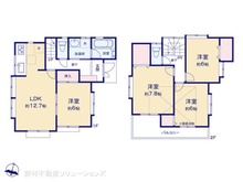 【千葉県/市川市国府台】市川市国府台3丁目 中古一戸建て 間取り図