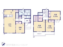 【千葉県/市川市南大野】市川市南大野1丁目 新築一戸建て 間取り図