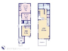 【千葉県/市川市塩焼】市川市塩焼3丁目 新築一戸建て 間取り図