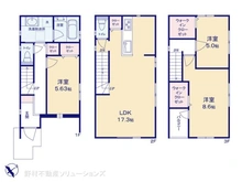 【千葉県/市川市新浜】市川市新浜1丁目 新築一戸建て 間取り図