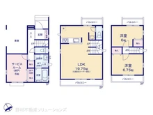 【千葉県/市川市大和田】市川市大和田4丁目 新築一戸建て 間取り図
