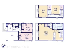 【千葉県/市川市大和田】市川市大和田4丁目 新築一戸建て 間取り図