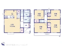 【千葉県/市川市中山】市川市中山2丁目 新築一戸建て 間取り図