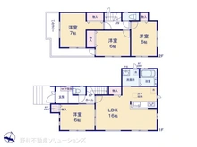 【千葉県/市川市国府台】市川市国府台2丁目 新築一戸建て 間取り図