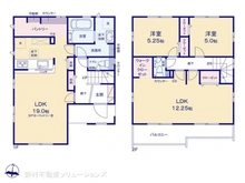 【千葉県/市川市若宮】市川市若宮3丁目 新築一戸建て 間取り図