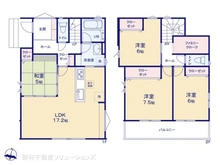 【千葉県/市川市曽谷】市川市曽谷6丁目 新築一戸建て 間取り図