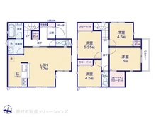 【千葉県/市川市宮久保】市川市宮久保3丁目 新築一戸建て 間取り図