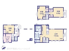 【千葉県/市川市鬼越】市川市鬼越2丁目 新築一戸建て 間取り図