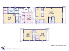 【千葉県/市川市入船】市川市入船 新築一戸建て 間取り図