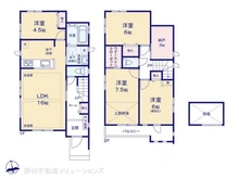 【千葉県/市川市八幡】市川市八幡6丁目 新築一戸建て 間取り図