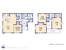【千葉県/市川市宮久保】市川市宮久保3丁目 新築一戸建て 間取り図