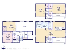 【東京都/江戸川区上篠崎】江戸川区上篠崎2丁目 新築一戸建て 間取り図