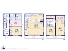 【東京都/板橋区中台】板橋区中台1丁目 新築一戸建て 間取り図