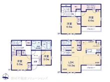 【東京都/板橋区中台】板橋区中台1丁目 新築一戸建て 間取り図