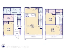 【東京都/板橋区中台】板橋区中台1丁目 新築一戸建て 間取り図