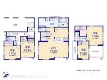【東京都/練馬区北町】練馬区北町3丁目 新築一戸建て 間取り図