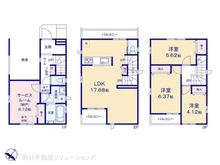 【埼玉県/志木市幸町】志木市幸町2丁目 新築一戸建て 間取り図