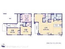 【東京都/板橋区赤塚】板橋区赤塚2丁目 新築一戸建て 間取り図