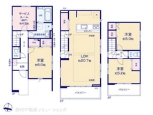 【東京都/板橋区赤塚】板橋区赤塚2丁目 新築一戸建て 間取り図