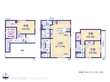 【東京都/板橋区桜川】板橋区桜川2丁目 新築一戸建て 間取り図