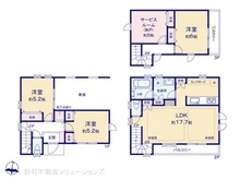 【東京都/板橋区赤塚新町】板橋区赤塚新町3丁目 新築一戸建て 間取り図