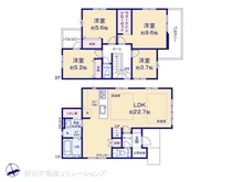 【埼玉県/朝霞市根岸台】朝霞市根岸台2丁目 新築一戸建て 間取り図