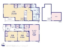 【埼玉県/志木市幸町】志木市幸町1丁目 新築一戸建て 間取り図