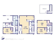 【東京都/板橋区三園】板橋区三園2丁目 新築一戸建て 間取り図